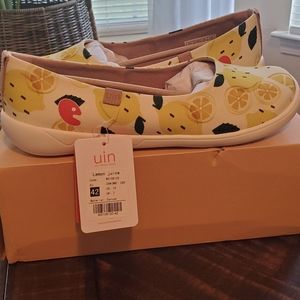 UIN Lemon Juice Flats Womens Sz.10